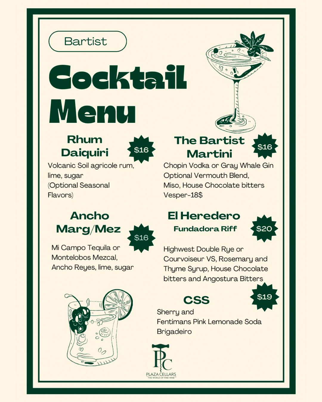 Ancestral by Hacienda Chocolat menu