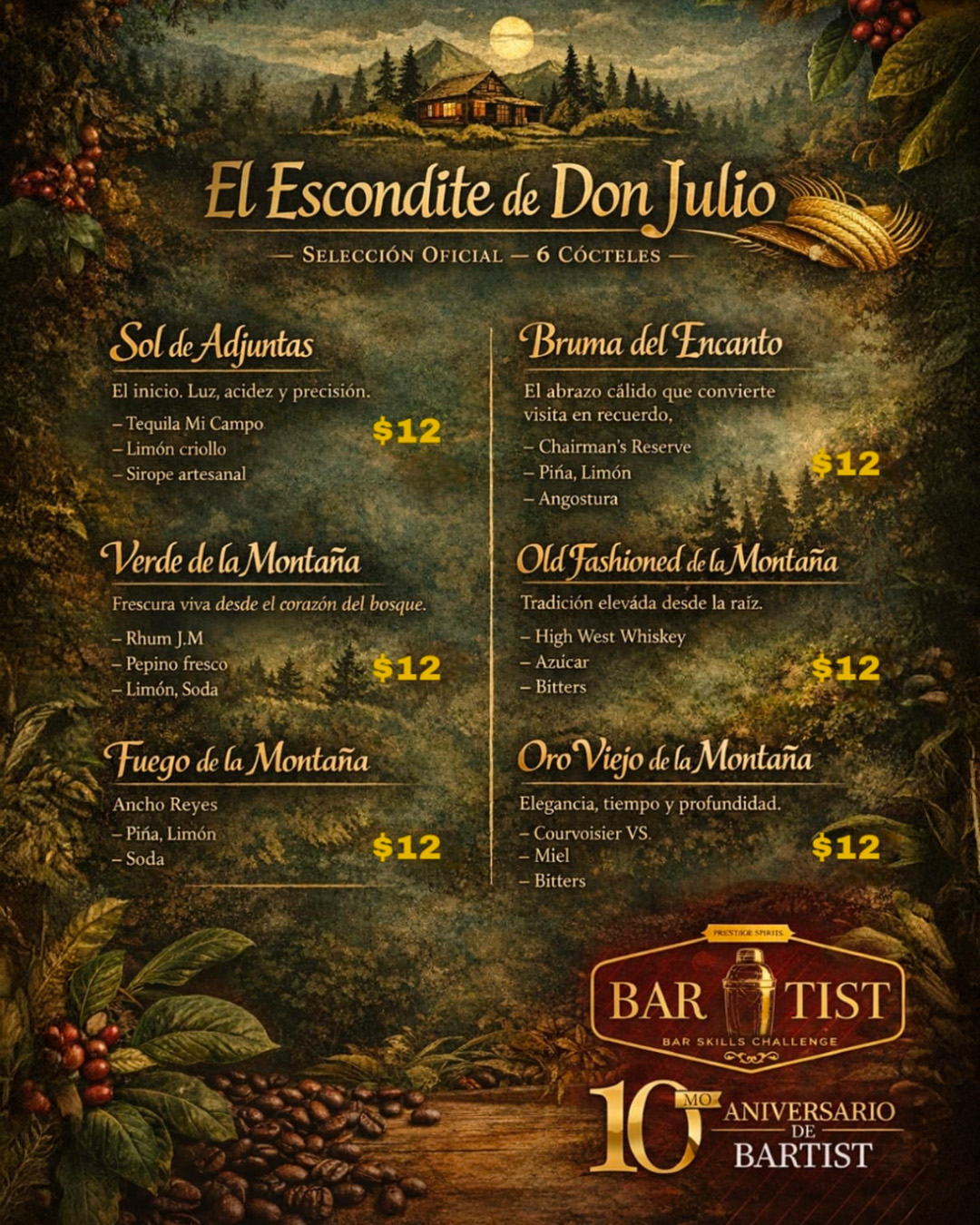 El Escondite de Don Julio menu