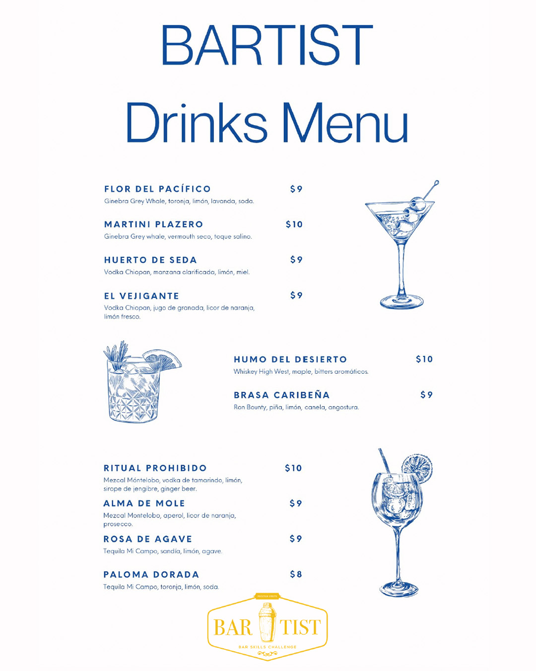 Taberna 180 menu