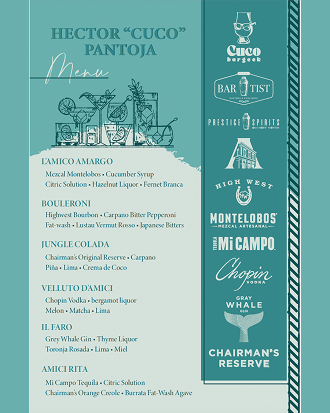 Amici menu